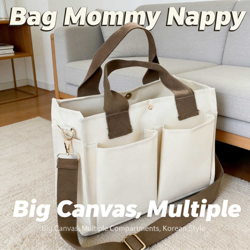 Nappy Mommy Korean Big Mommy Canvas Bag Korean Mommy Korean