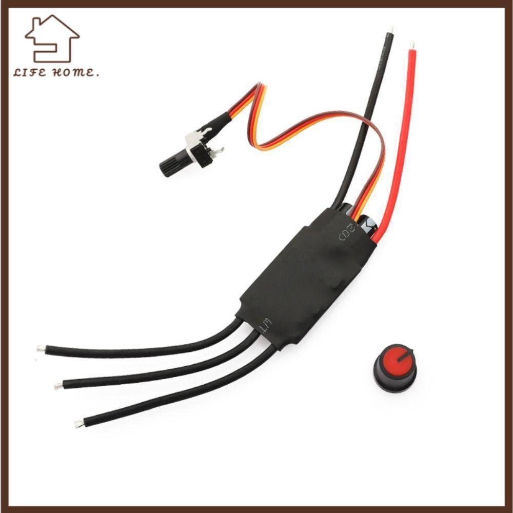 YELGIRL มอเตอร์ไร้แปรงไดร์เวอร์, DC 7-24V Potentiometer Hallless DC มอเตอร์ไดรฟ์, 3-Phase 200W BLDC 