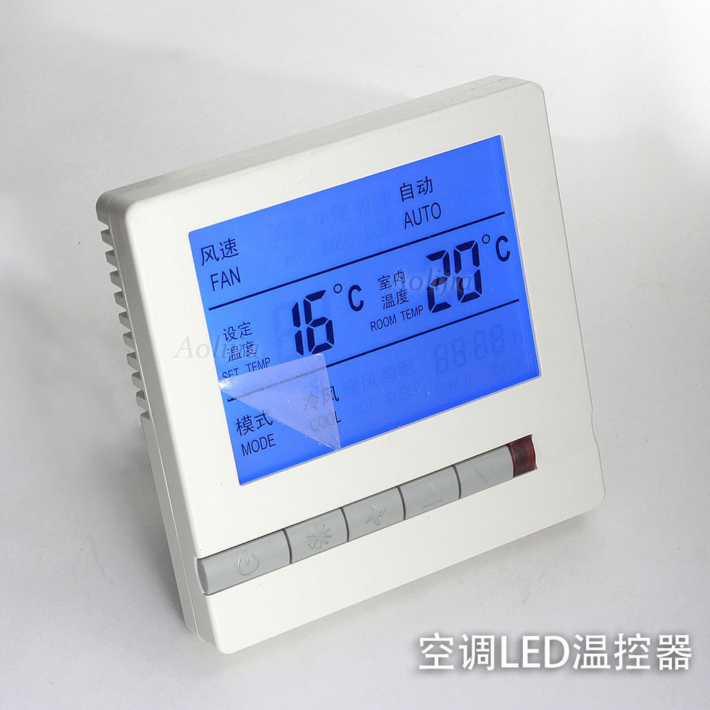 โรงงานขายตรง LCD Thermostat ในร่ม Central Air Conditioner LCD Thermostat แผง LCD Thermostat 4.6