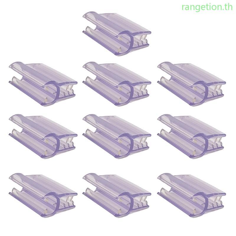 RAN 10 ชิ้นผู้ถือป้ายคลิปสําหรับชั้นวางลวดป้ายสินค้าผู้ถือจอแสดงผลขาตั้ง