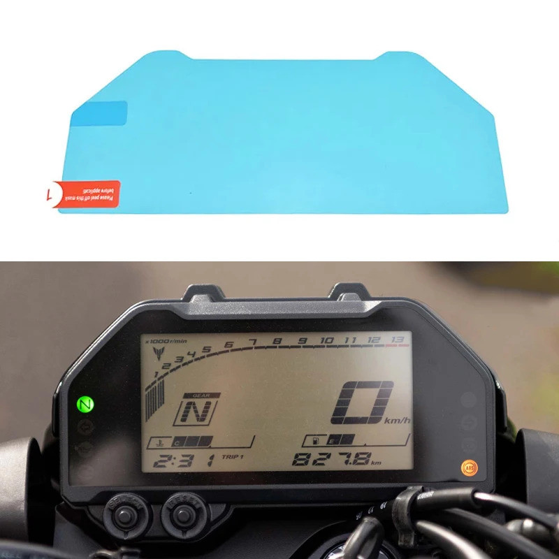 E MT03 R3 R25 Instrument Cluster Screen Scratch Protection Film Dashboard Screen Protector For Yamah