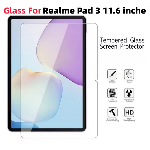 สําหรับRealme Pad 3 11.6 นิ้วป้องกันฟิล์มกระจกนิรภัยAnti-Scratchกระจกนิรภัยแท็บเล็ตพีซีRealme Pad 3 5G 11.6 "