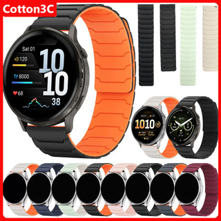 สายซิลิโคนแม่เหล็กสําหรับผู้เบิกทาง Garmin 965 955 970 255 265 745 สําหรับ Garmin Venu 3/2 vivoactive 4/Garmin Descent G2Strap