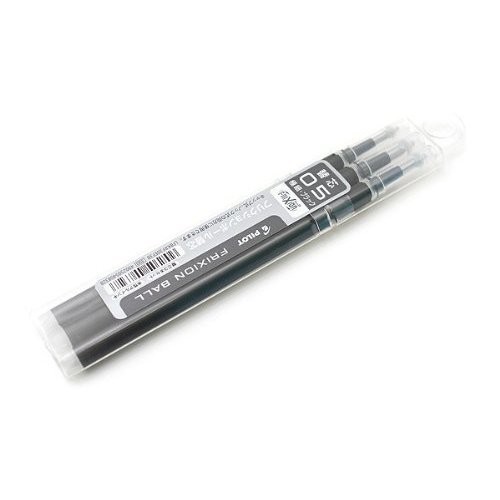 Pilot Ballpoint Pen Refills Frixion Ball Nock LFBKRF30EF3B 0.5mm 3 x 10 pack