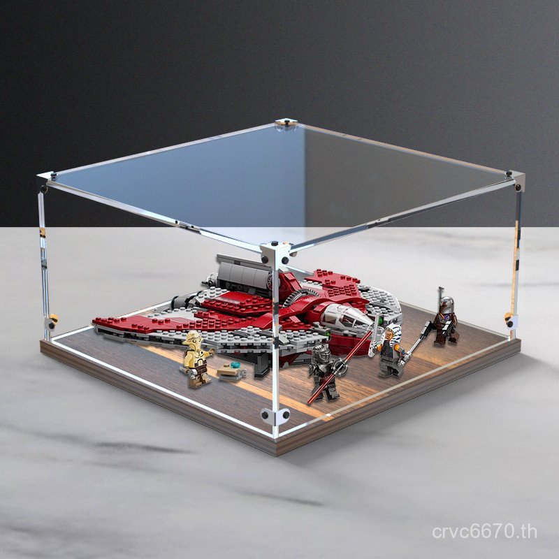 กล่องด้านล่าง Jedi 75362 Soka อะคริลิค Le t-6 Tower เหมาะสําหรับรถรับส่งไม้ฝาครอบกันฝุ่นจอแสดงผลสูง 