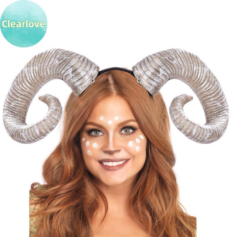 Clearlove Horn Hairband handmade anime gothic lolita halloween prop