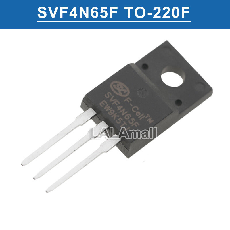 5 ชิ้น/10 ชิ้น SVF4N65F TO-220F 4A/650V N-Channel MOSFET ทรานซิสเตอร์ใหม่เดิม