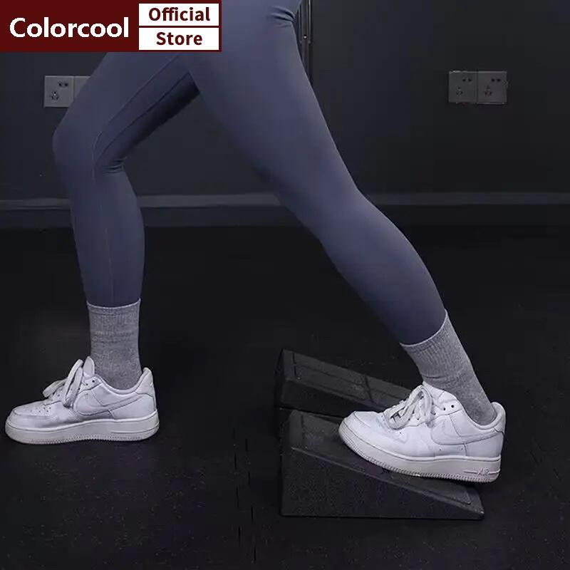 TH 3pcs Squat Wedge Blo ปรับลื่น Squat Ramp Deadlift Wedge Calf Stretcher Slant Board Strength สําหร