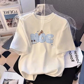 เสื้อยืดผู้หญิง Oversize Viral / เสื้อยืดลายสุนัขการ์ตูน / แฟชั่นผู้หญิงปี 2026 1.27