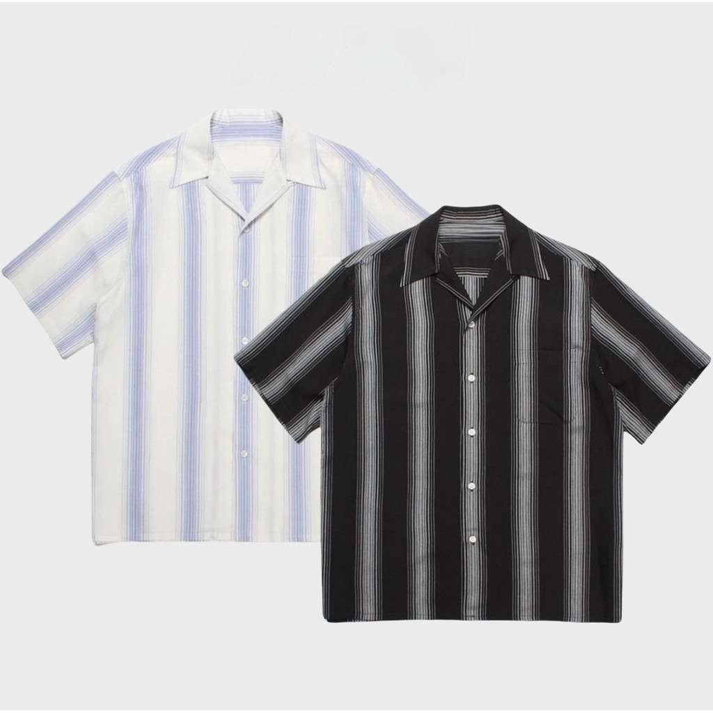Chaistyle สไตล์ฮาวาย เสื้อเชิ้ตแขนสั้น มีกระเป๋า