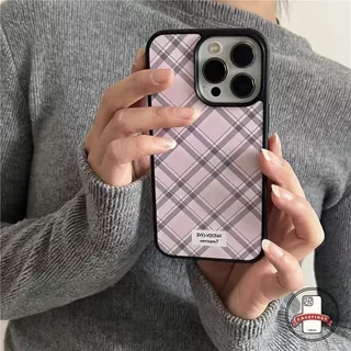 เคสไอโฟน13 17 เคส Silicone สีเดียว ลายเช็ค มินิมอล สำหรับ IPhone 17 air 16 11 16E 13 15 12 Pro Max 17 16 Plus 16 15 Pro
