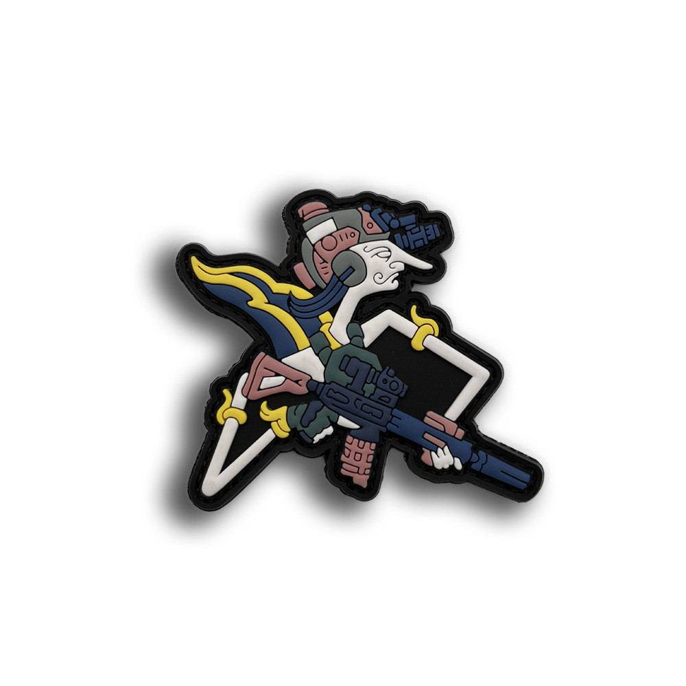 [แพทช์ Velcro ที่กําหนดเอง] HK.Tactical นักรบหญิงจมูกยาว night vision อุปกรณ์ morale badge PVC 3D Ve