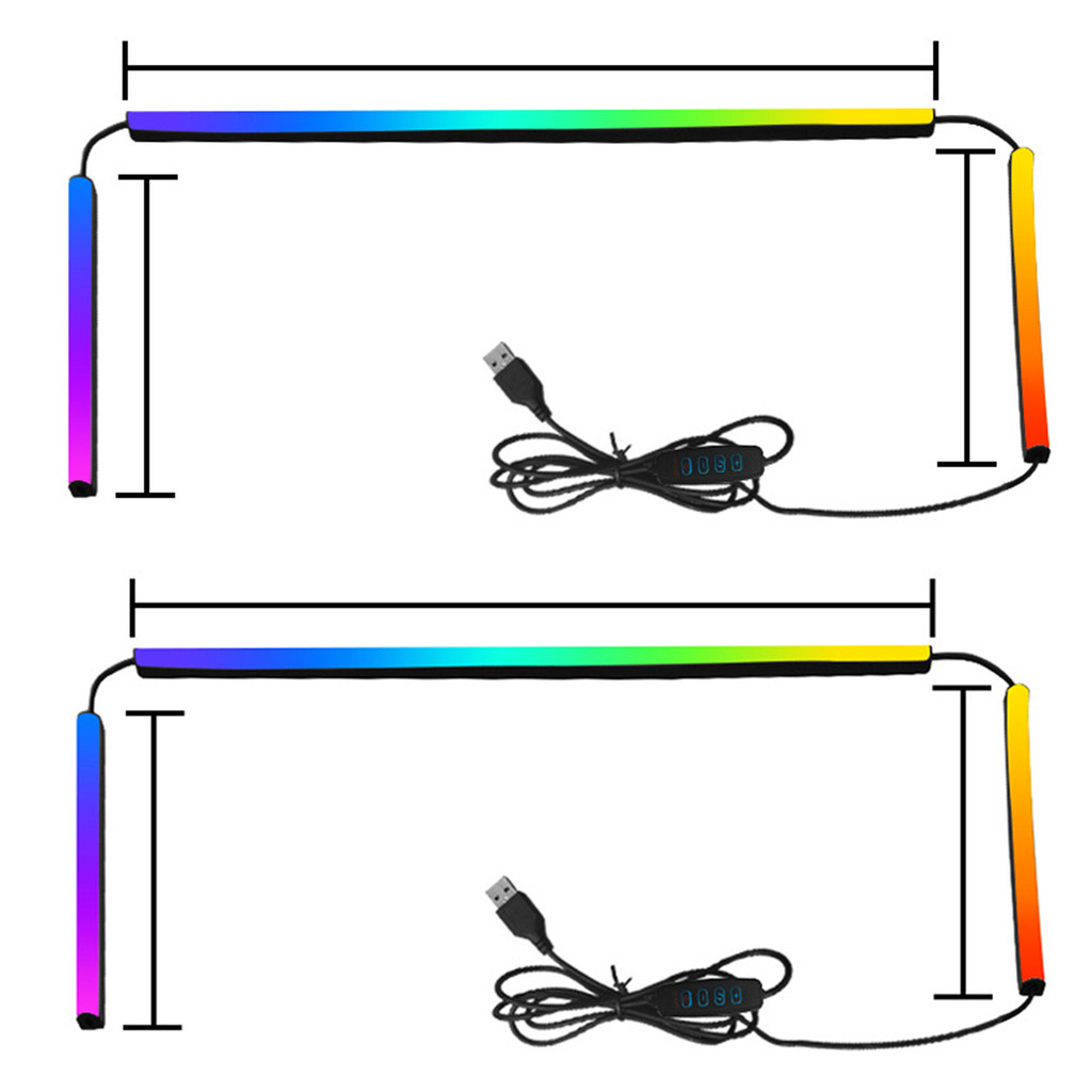 ✿ใหม่! Gaming RGB Sync Light Strip USB-Powered DIY LED Strip Light สําหรับตกแต่งห้องเกม
