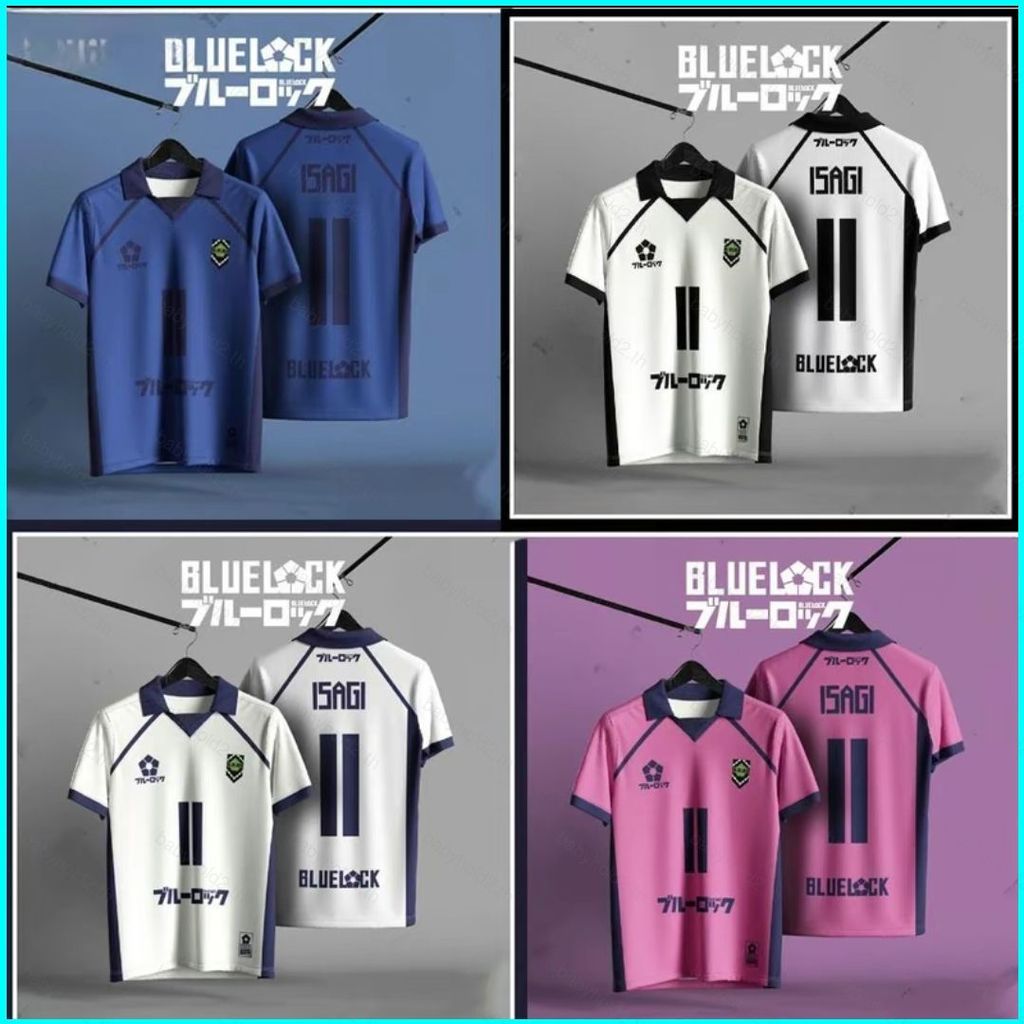 เสื้อยืดอะนิเมะแขนสั้น Isagi Yoichi Blue Lock เบอร์ 11