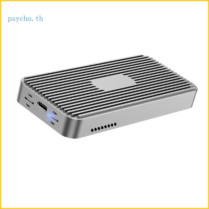 Psy 80Gbps M 2 NVME Enclosure เคสภายนอกฮาร์ดดิสก์กล่องเก็บอะแดปเตอร์