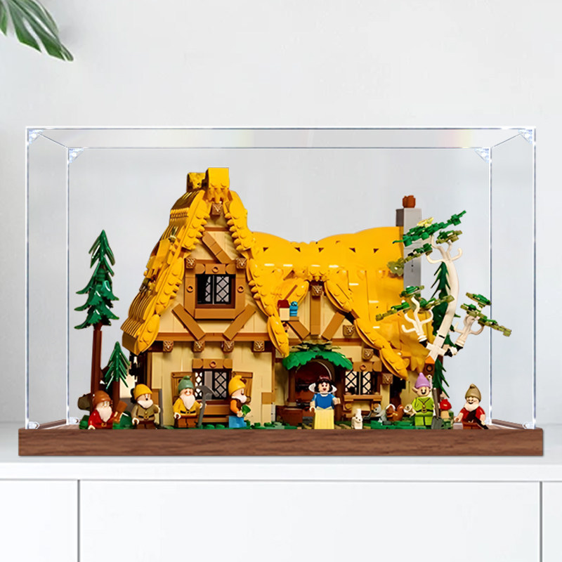 [กล่องแสดงอะคริลิก] กล่องแสดงอะคริลิคเหมาะสําหรับเลโก้ 43242 สโนว์ไวท์และคนแคระเจ็ดเทพนิยายห้องโดยสา