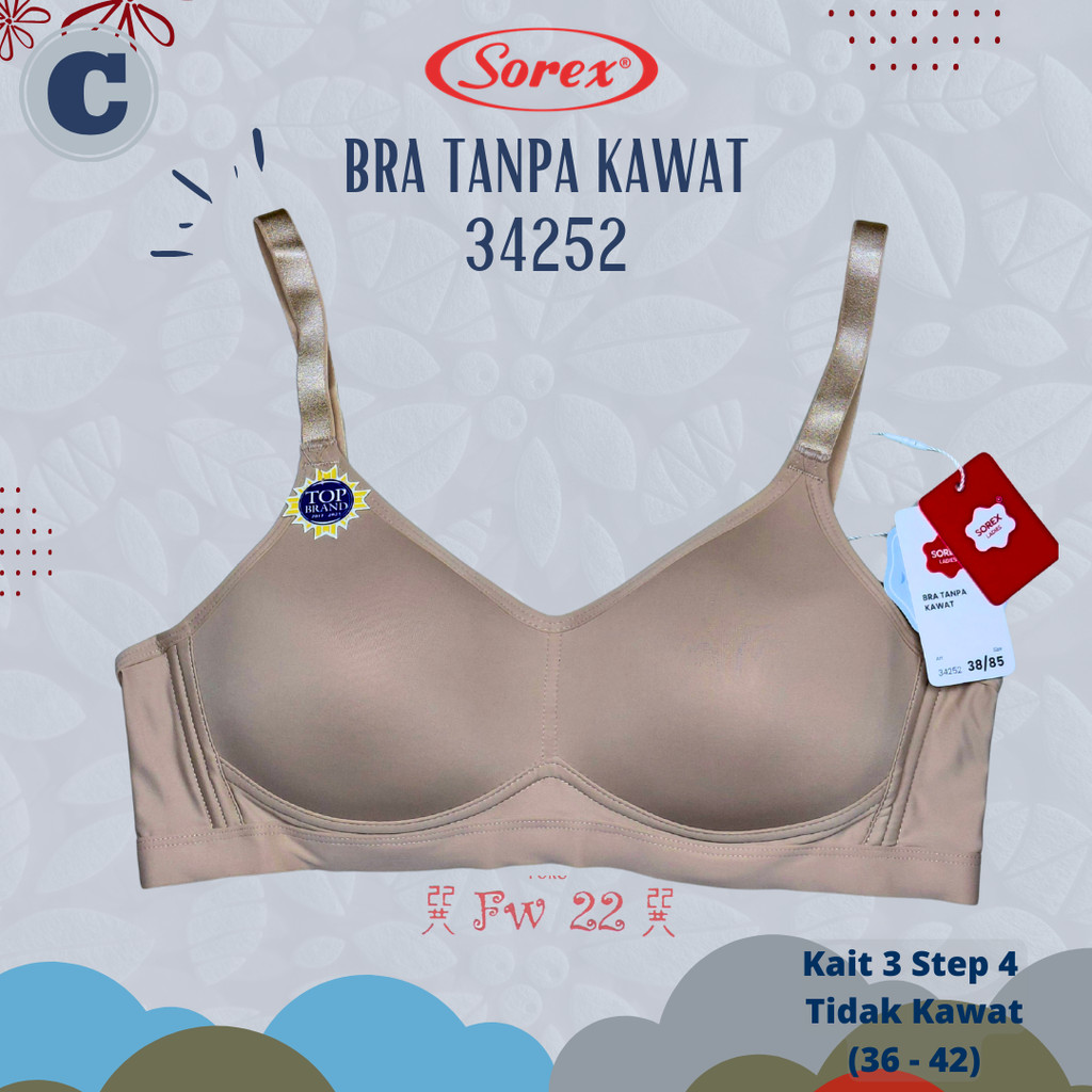 Sorex 35252 Underwire Bra Thin Foam Full Cup Cup C 36-42