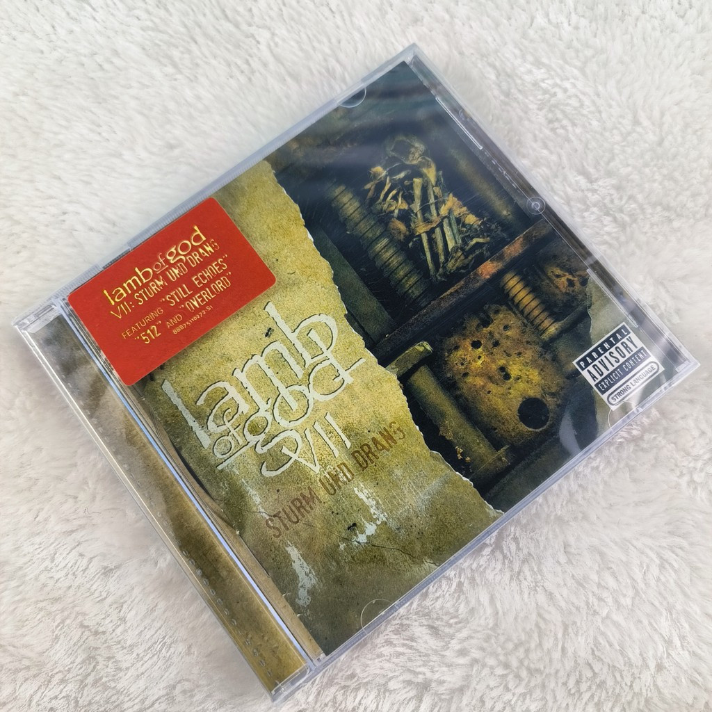 J729 Lamb of God VII: อัลบั้มซีดี Storm and urge 2015 Rock A0101