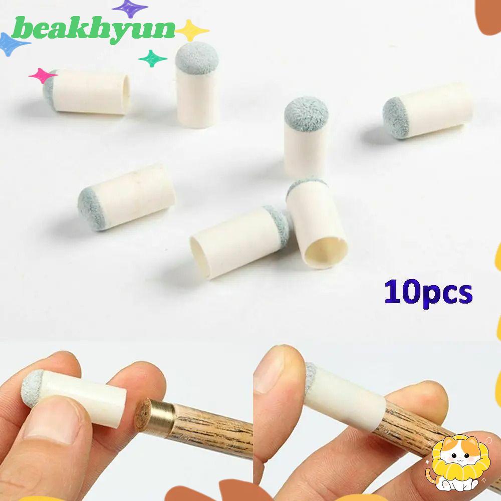 หัวคิวสำหรับสนุ๊กเกอร์ 10 ชิ้น/แพ็ค หัวคิวลื่น ทนทาน เหมาะสำหรับสระ cue ball
