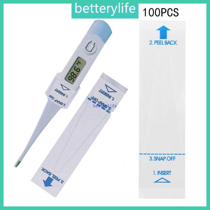 BTF 100 ชิ้นอุณหภูมิดิจิตอล ถึง ฝาครอบฟิล์มบางสําหรับคนและสัตว์เลี้ยง