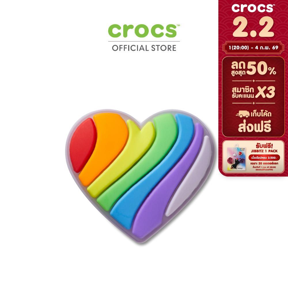 CROCS ตัวติดรองเท้า JIBBITZ™ PRIDE RAINBOW HEART รุ่น 10008519 – MULTI COLOR