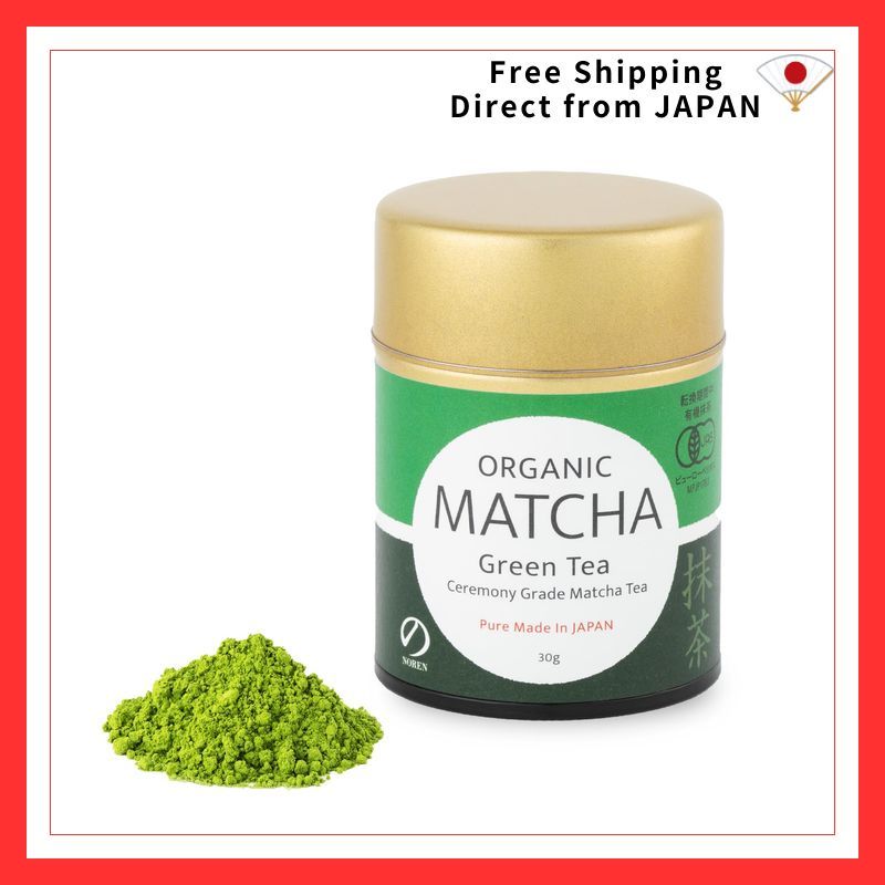 NOREN Organic Matcha Usucha 30g – Japanese Organic Ceremonial Matcha Powder