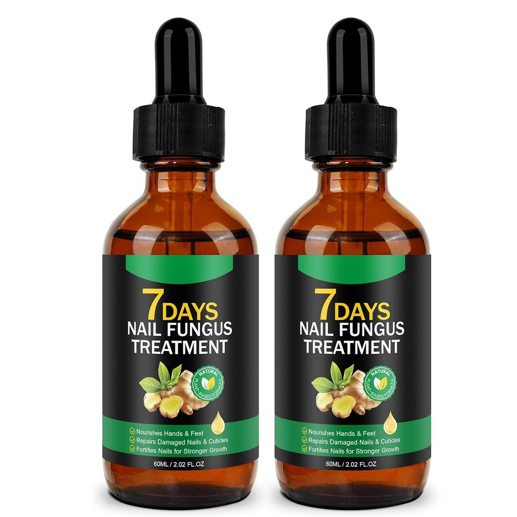 Ginger Nail Strengthener Serum 2 แพ็ค – Ginger-Infused Nail Repair Oil for Care, Natural Nail and St