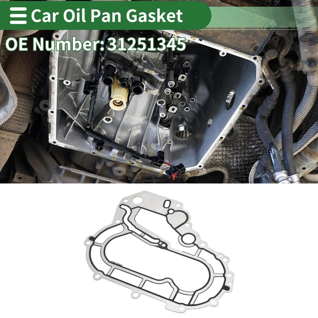 X Autohaux เบอร์31251345 Auto Car Oil Pan ปะเก็นสําหรับ Volvo S60 2011-2016 สําหรับ Volvo S80 2007-2