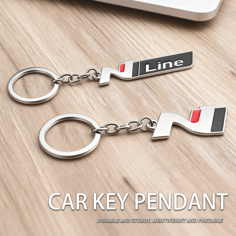 สติกเกอร์โลโก้รถยนต์สําหรับ Hyundai N Line Tuscon NX4 I20 I30 I10 Sonata Elantra Genesis