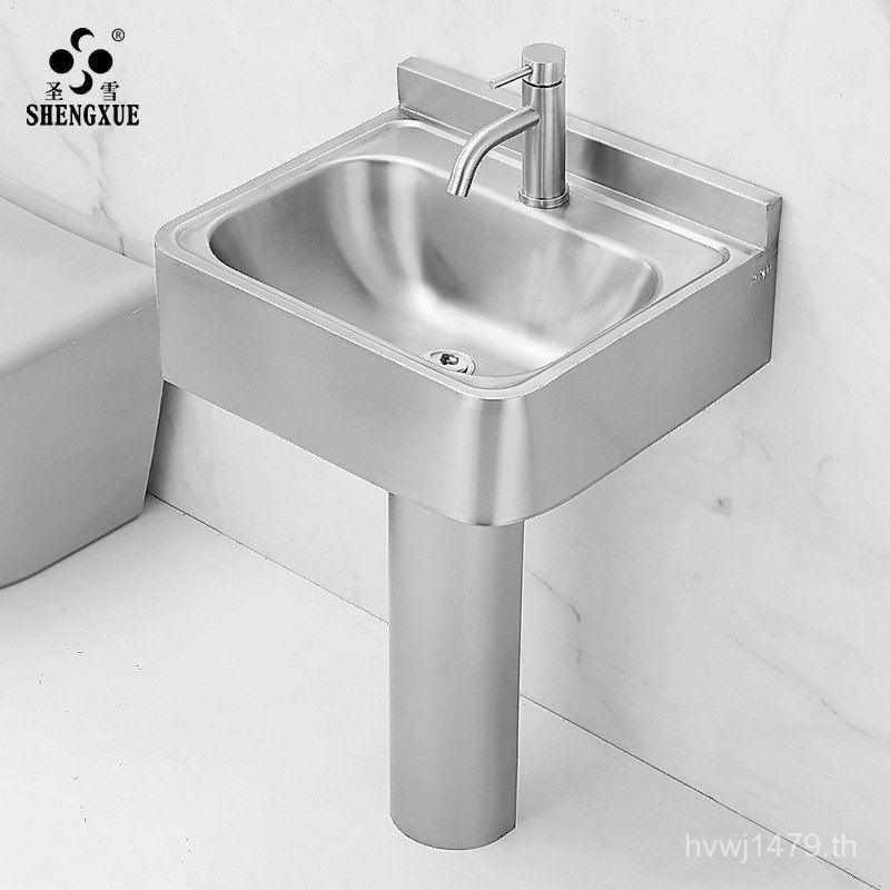 อ่างล้างหน้าสแตนเลสอ่างล้างหน้าอ่างล้างหน้าหิมะ304 เซิง คอลัมน์ระเบียงยืนห้องน้ําแบบตั้งพื้น VHV1