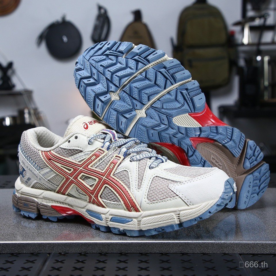 W0W4 ร้อน GEL-KAHANA 8 ผู้ชายผู้หญิงกลางแจ้ง Cross Country สวมใส่รองเท้าวิ่งตาข่าย Rebound Cushionin