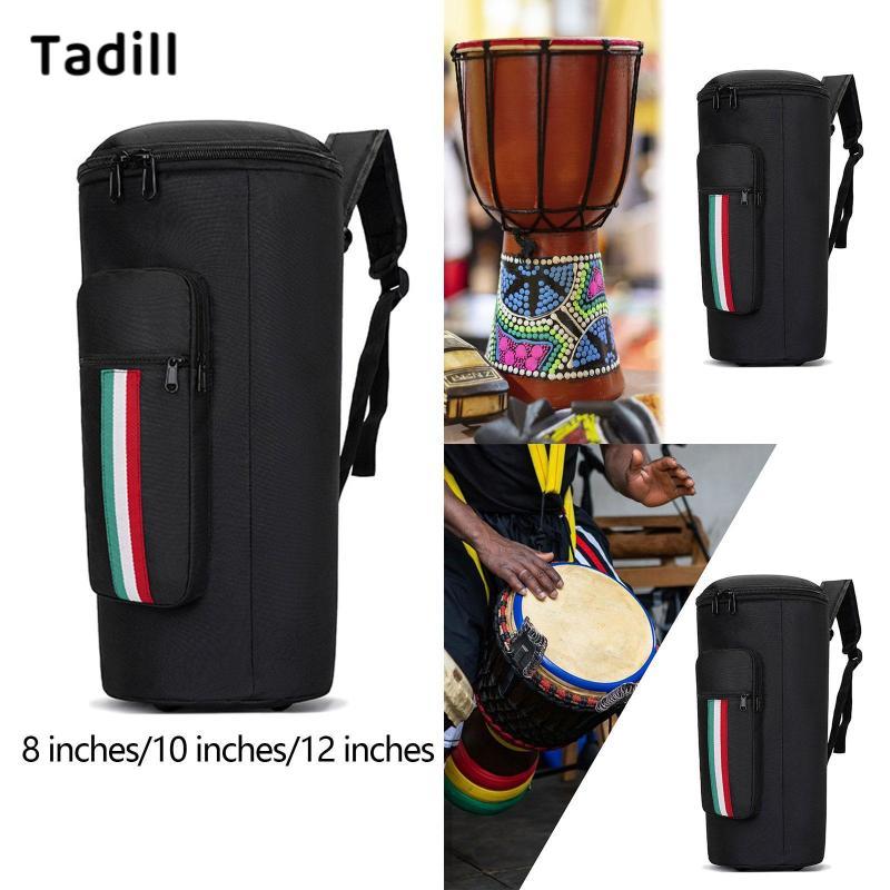 [negjsg] Djembe Drum Bag Cushion ทนทานสบายกันน้ําแอฟริกากลองพกพากรณี