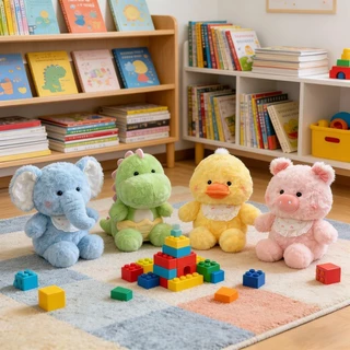 COD ตุ๊กตาขนฟู 22CM เป็ดสีเหลือง ตุ๊กตาไดโนเสาร์ นุ่มนิ่มสุดๆ หลากหลายสไตล์ให้เลือก ของขวัญวันเกิด