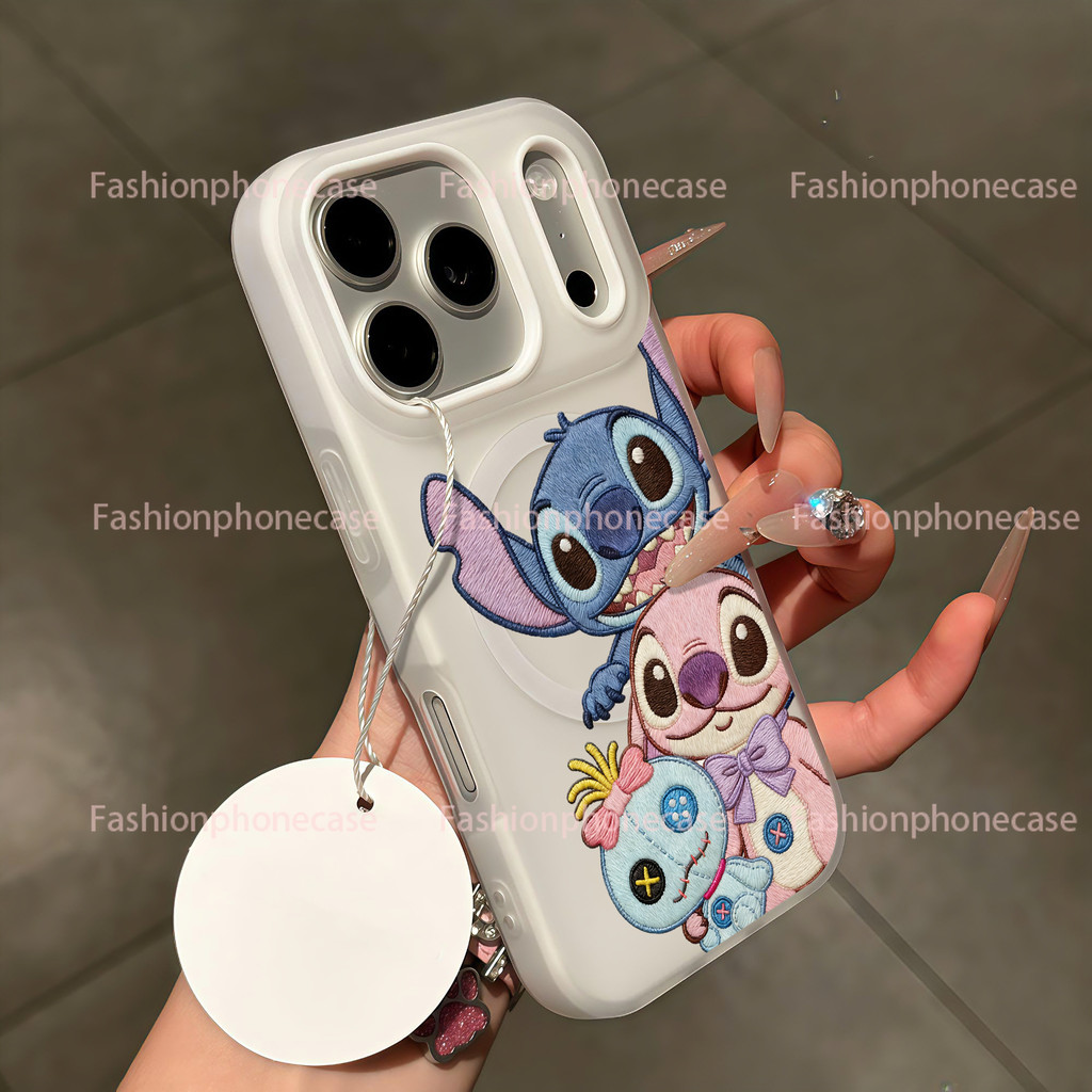 เคสแข็ง ลายการ์ตูน มีแม่เหล็ก ป้องกันรอย กันกระแทก เข้ากับ iPhone 12-17 Pro Max ทุกรุ่น XPGDCXK009