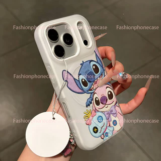 เคสแข็ง ลายการ์ตูน มีแม่เหล็ก ป้องกันรอย กันกระแทก เข้ากับ iPhone 12-17 Pro Max ทุกรุ่น XPGDCXK009