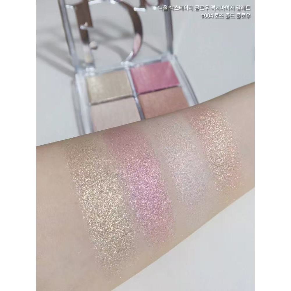 DIOR Backstage Glow Face Palette 2025 ไฮไลท์ 4 สี ผิวโกลว์ หน้าพุ่ง ดูแพง มีครบ 001/002/004 แท้💯 - รูปที่ 5