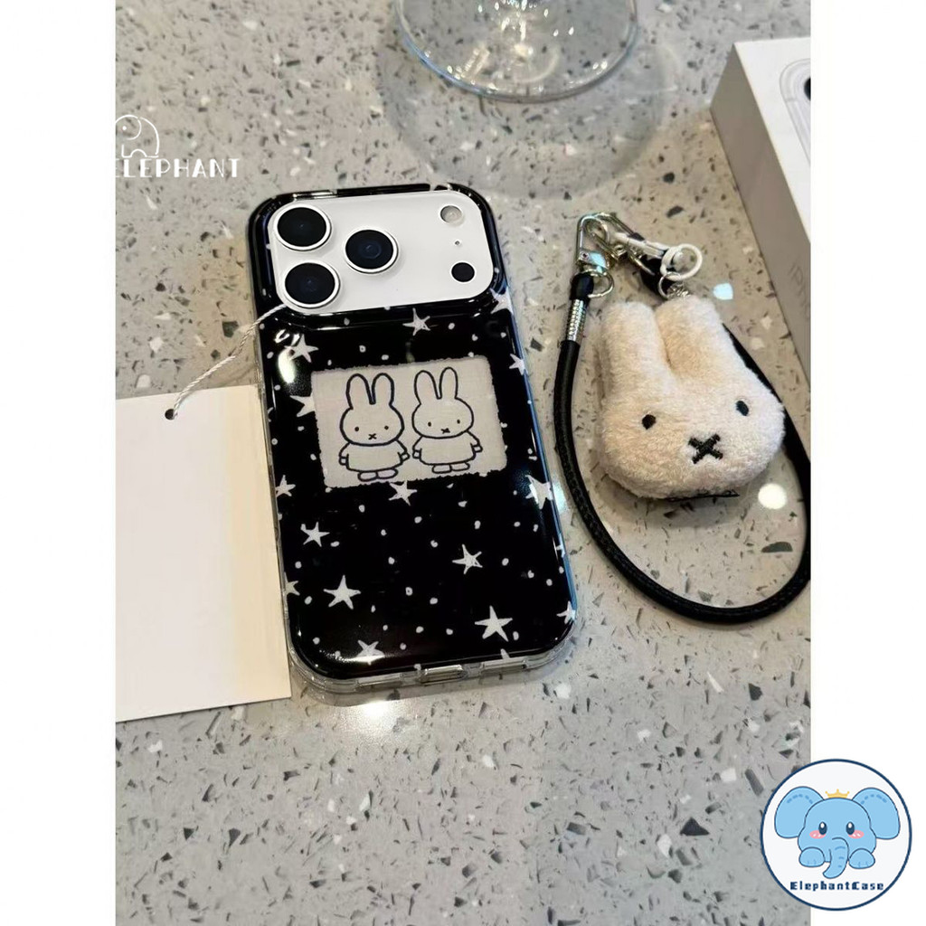 เคสIMDลายมิฟฟี่ดาวสีดำ ม้า2026 สวยงาม OPPO Reno 8T 12F 10 5 6 12 7Z 8Z 5F A94 F19 Pro A16 A60 A7 A38 A15 A3 A57 A74 A78