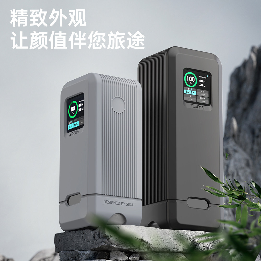 [อย่าบล็อกโลโก้ 3C] เหมาะสําหรับ Anker 250W เคสป้องกันสมบัติการชาร์จ Anker200W เคสซิลิโคนกันกระแทก