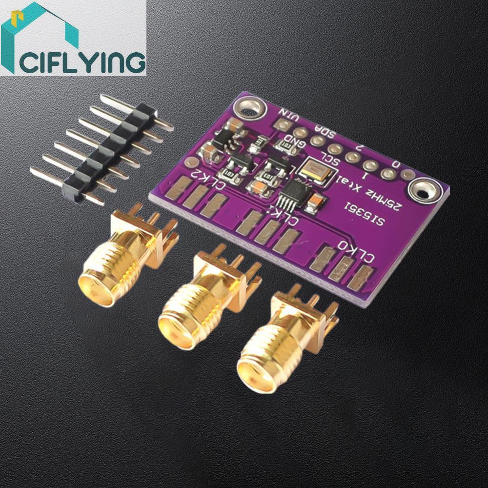 1 PC DC 3V-5V SI5351 I2C นาฬิกาเครื่องกําเนิดไฟฟ้า Breakout Board โมดูล 8KHz-160MHz Square Wave ความ