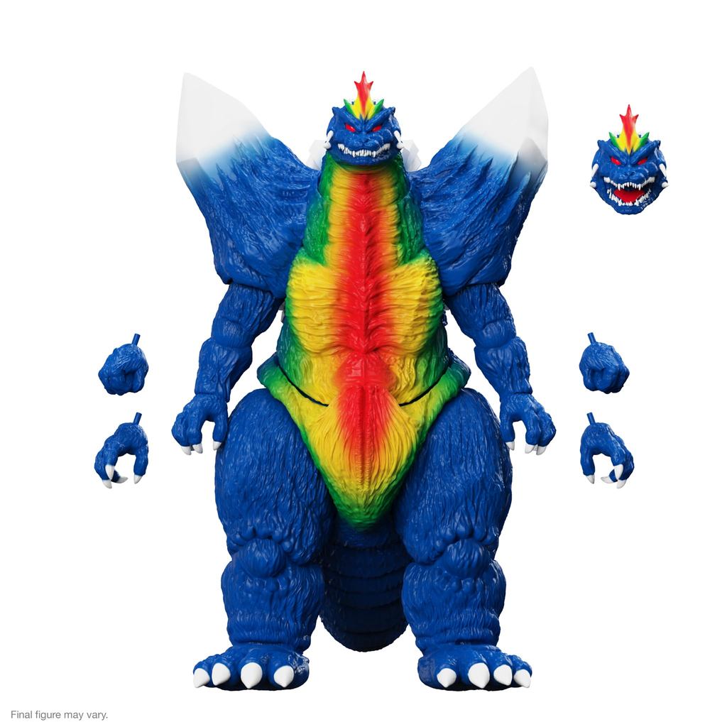 Super7 สุดยอด Toho Space Godzilla โปสเตอร์ภาพยนตร์ รูป-85 Toho Godzilla Action Figureพร้อมอุปกรณ์เสร