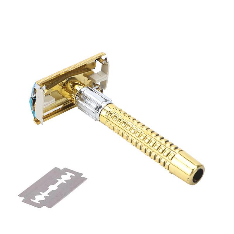 Newwellknownepic Retro Safety Razor Box Handle Razor Shaving Tool Shaving Tool Mens Facial Razor TH