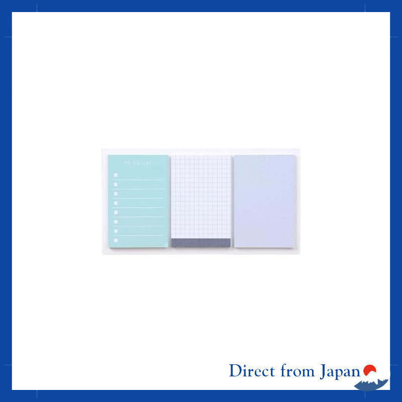 King Jim Sticky Notes Emily Memo Type Blue EY3280-002