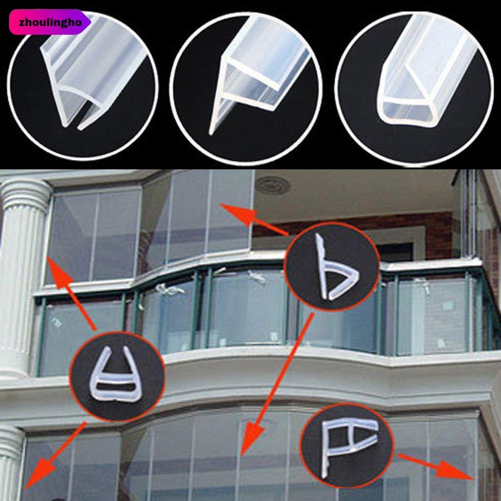 ZHOULINGHO 1M 6-12 มม.FU h Shape Sealing Strips Home & Living Bath Screen Home Improvement Window Se