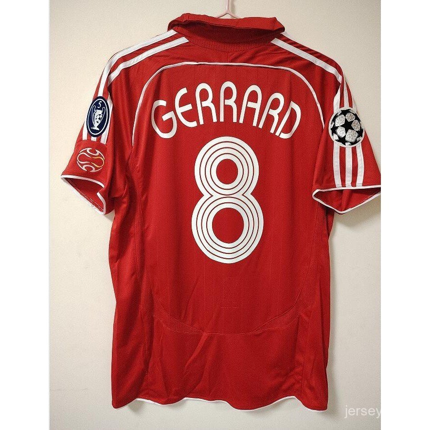 เสื้อยืดทีมเหย้า Anfield Stadium แบบผู้ชาย คุณภาพสูง โดย Torres และ Gerrard