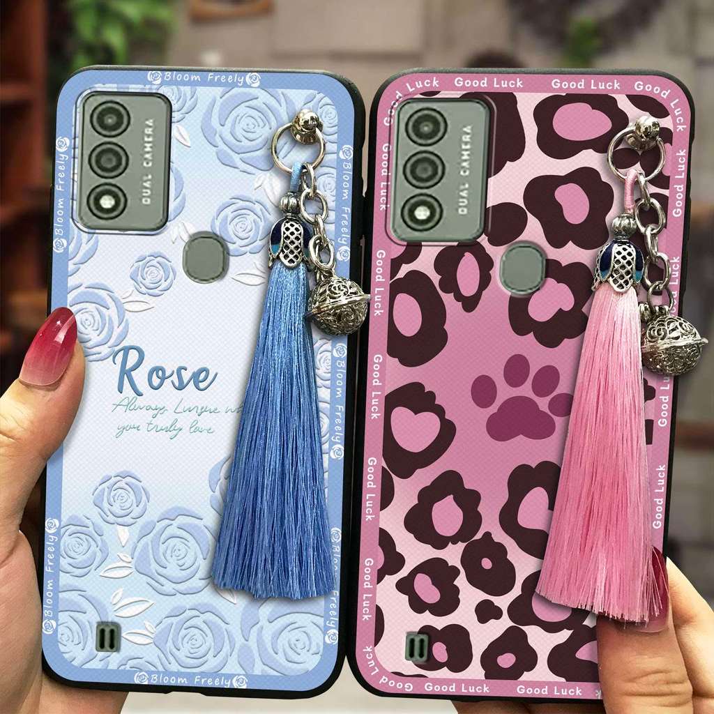 พู่ Bell เคสโทรศัพท์สําหรับ Wiko Voix/U616AT TPU น่ารักป้องกันฝุ่นซิลิโคนทนทานป้องกัน Dirt-proof Sof