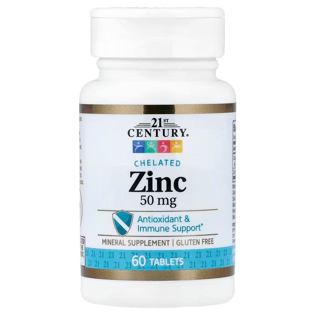 พร้อมส่ง!! 21st Century - Zinc , วิตามิน D3 ,Vitamin C | 60เม็ด - รูปที่ 2