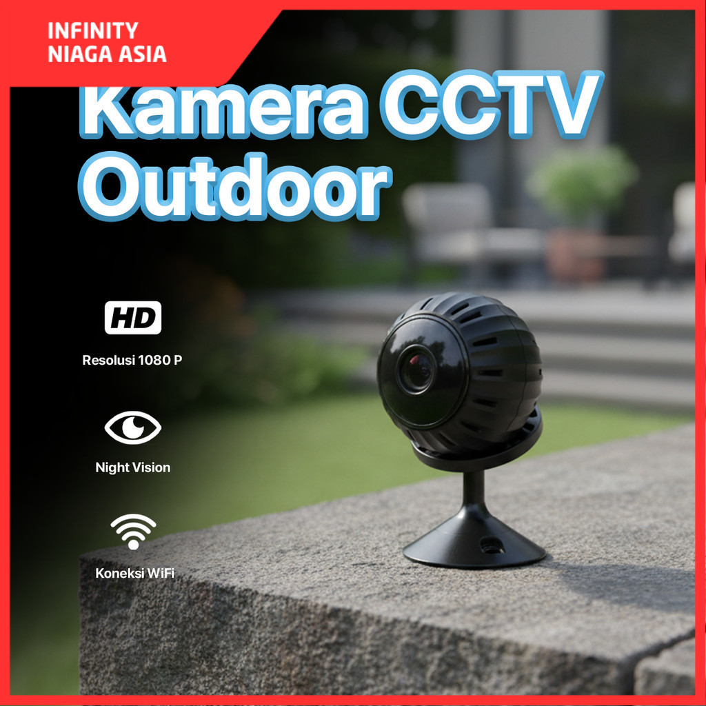 INADS Mini WiFi IP กล้องในร่ม 1MP Night Vision IR Detection Motion Sensor App CY365