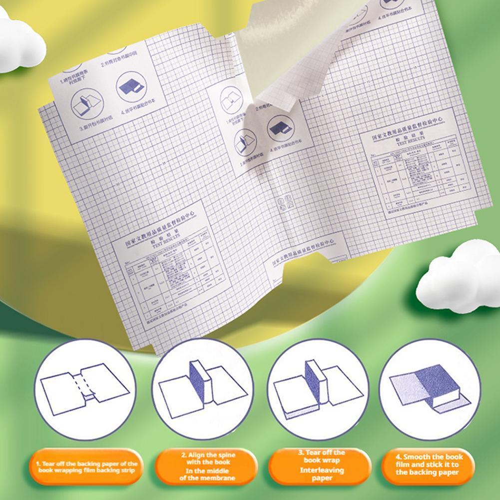 ห่อหนังสือปกหนังสือออกกําลังกาย Wrapper ปกหนังสือ Protector A4/16k/25k Matte P2q3