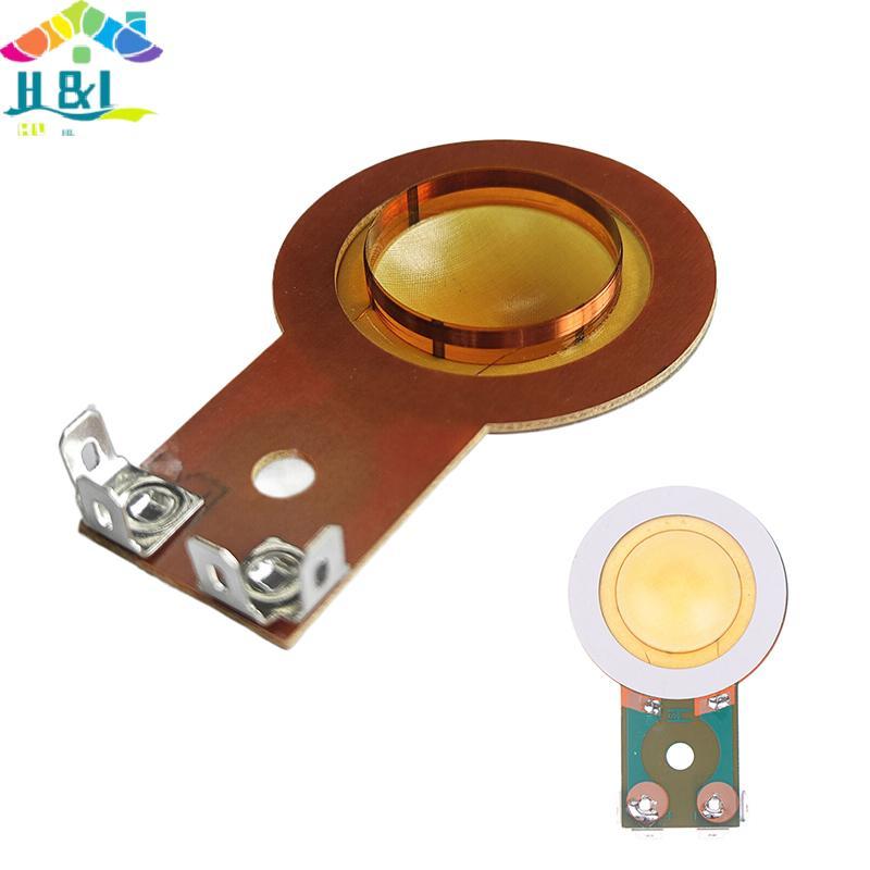 H & L 1PC DIY อุปกรณ์เสริม 25.4 มม.ฮอร์น Treble ฟิล์ม Braet เรซิ่นเมมเบรนไดรฟ์หัวทวีตเตอร์ Voice Coi