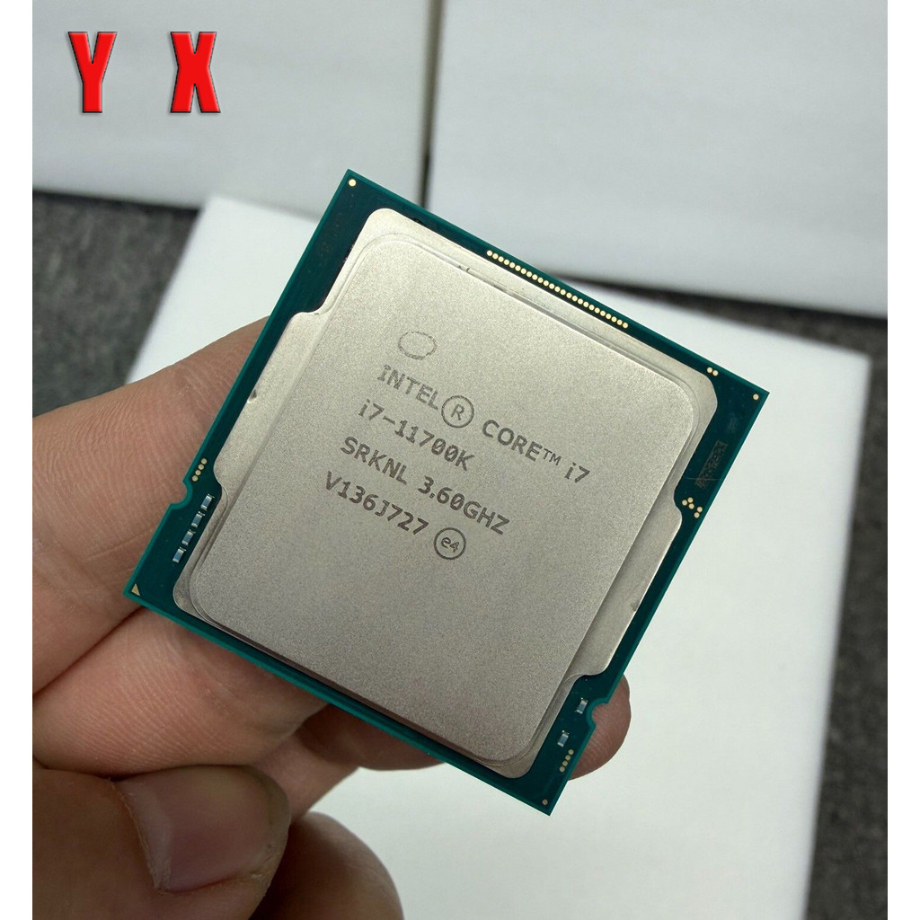 ใช้อัพเกรด Gaming CPU คอมพิวเตอร์เดสก์ท็อป 11Th Gen Core i7-11700K LGA 1200 CPU 8-Core 3.6Ghz 125W โ